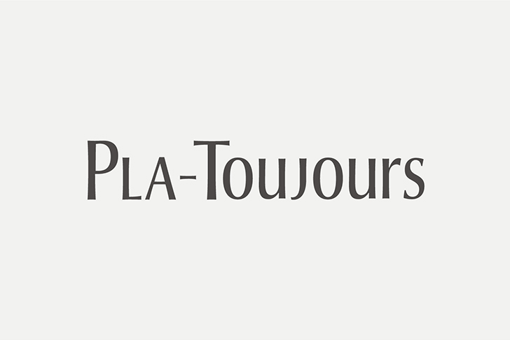 PLA-Toujours ロゴタイプの写真